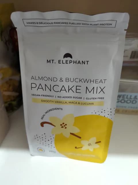 Mt. Elephant Smooth Vanilla, Maca & Lucuma Almond & Buckwheat Pancake Mix