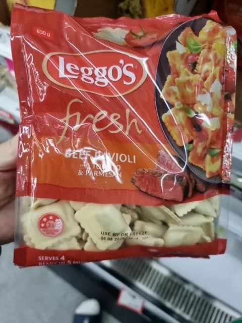 Leggo'S Fresh Beef Ravioli With Tomato & Parmesan
