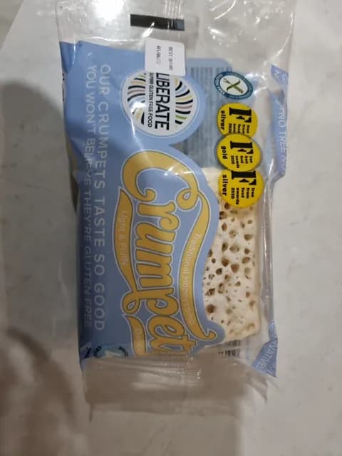 Liberate Gluten Free Traditional Honeycomb Crumpets