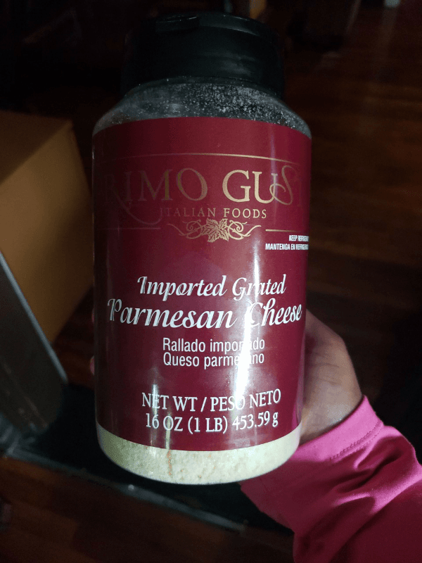Primo Gusto Imported Grated Parmesan Cheese
