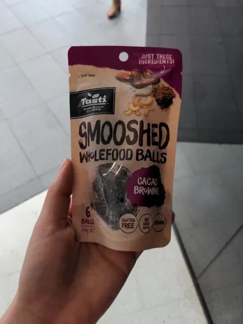 Tasti Smooshed Wholefood Balls Cacao Brownie