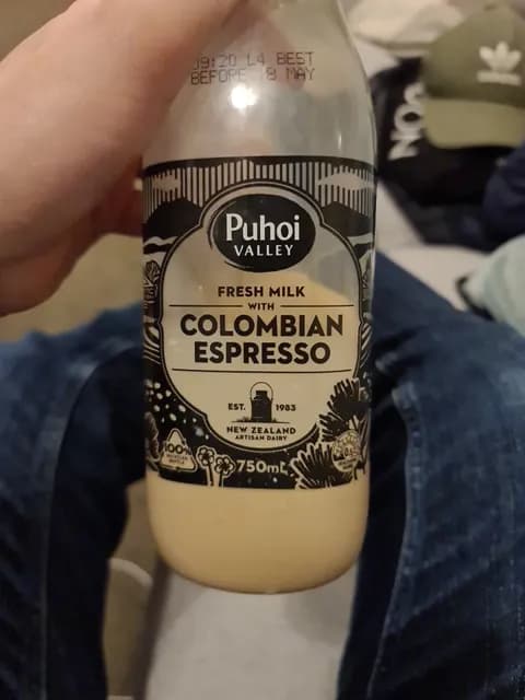 Puhoi Valley Fresh Milk With Colombian Espresso