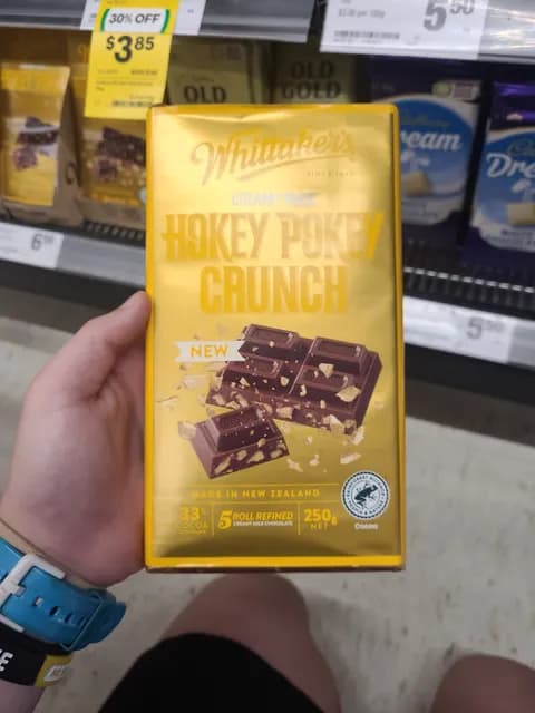 Whittaker'S Creamy Milk Hokey Pokey Crunch