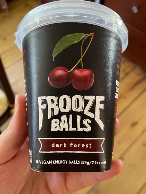 Frooze Balls Dark Forest Vegan Energy Balls