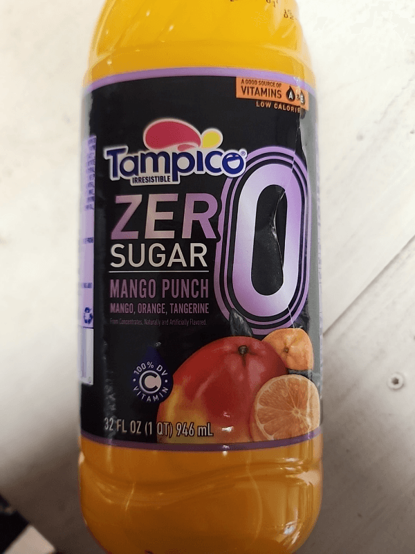 Tampico Irresistible Zero Sugar Mango Punch