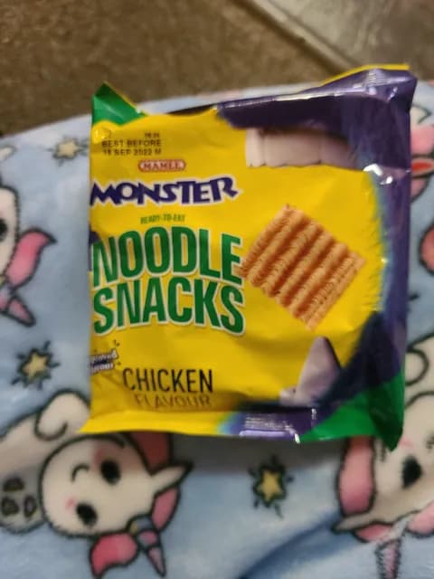 Mamee Monster Noodle Snacks, Chicken Flavor