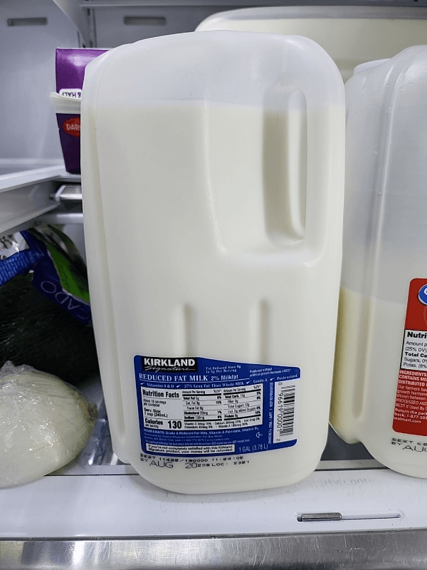 Kirkland Signature Reduced Fat Milk 2% Milkfat