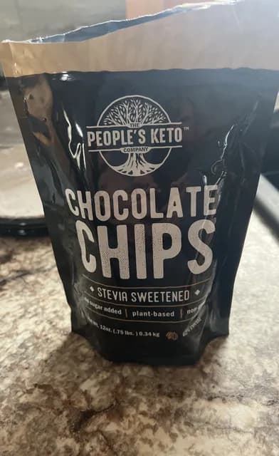 The People'S Keto Company Stevia Sweetened Chocolate Chips