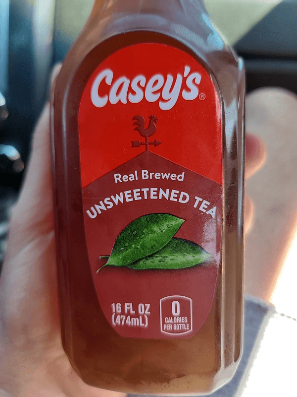 Casey'S Real Brewed Unsweetened Tea