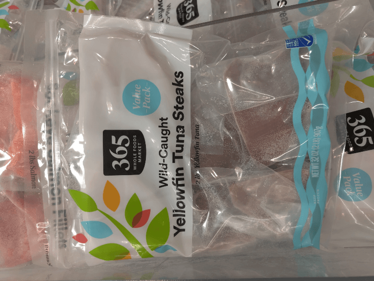 365 Whole Foods Market Wild-Caught Yellowfin Tuna Steaks