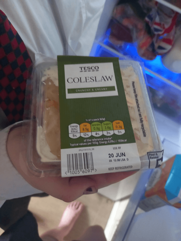 Tesco Coleslaw Crunchy & Creamy