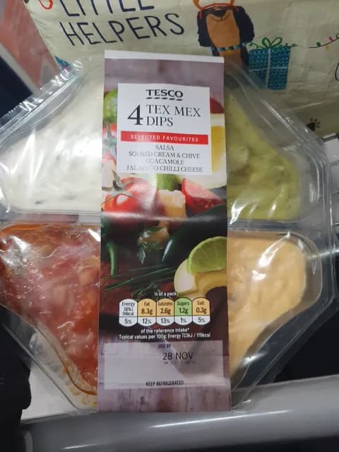 Tesco 4 Tex Mex Dips