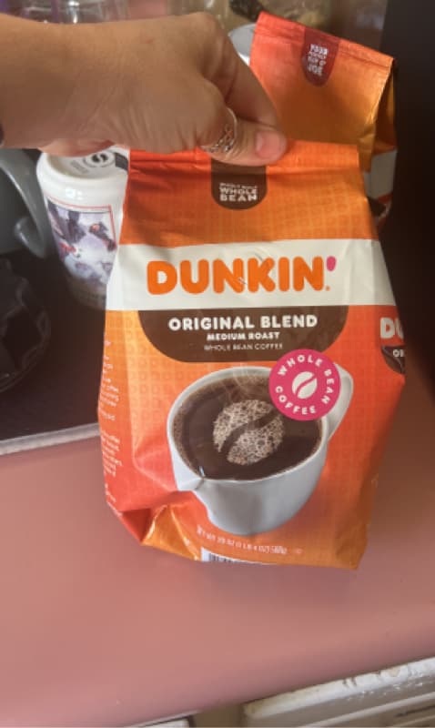 Dunkin' Original Blend Medium Roast Whole Bean Coffee