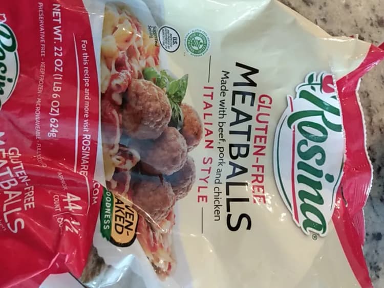 Rosina Gluten-Free Italian Style Meatballs