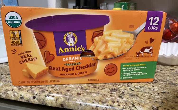 Annie'S Organic Grass Fed Real Aged Cheddar Macaroni & Cheese