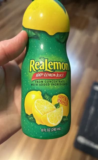 Realemon 100% Lemon Juice From Concentrate With Added Ingredients
