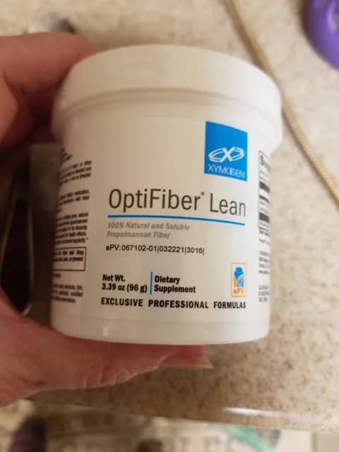 Xymogen Optifiber Lean 100% Natural And Soluble Propolmannan Fiber