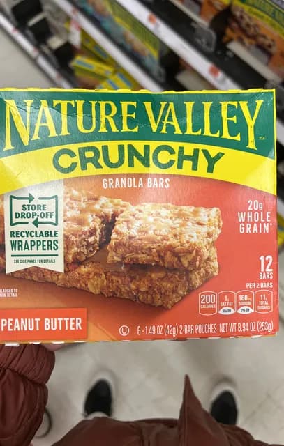 Nature Valley Crunchy Granola Bars Peanut Butter