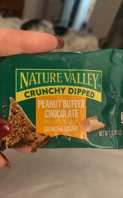 Nature Valley Crunchy Dipped Peanut Butter Chocolate Granola Square