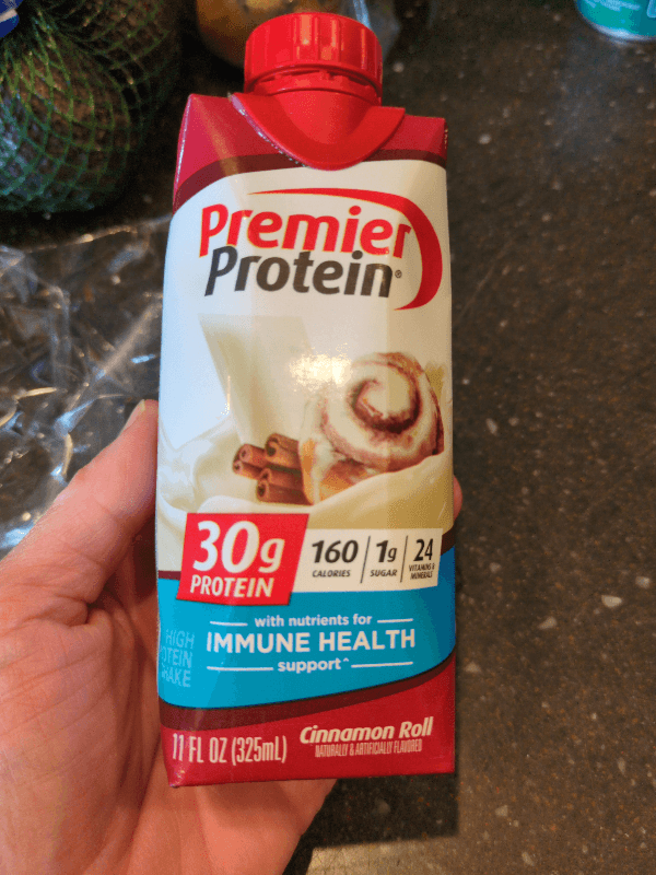 Premier Protein High Protein Shake Cinnamon Roll Flavor