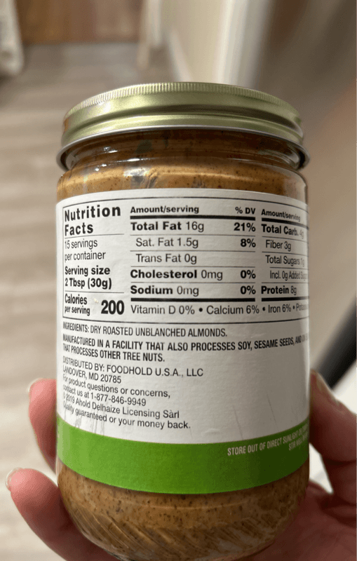 Nature'S Promise Almond Butter Unsalted Smooth