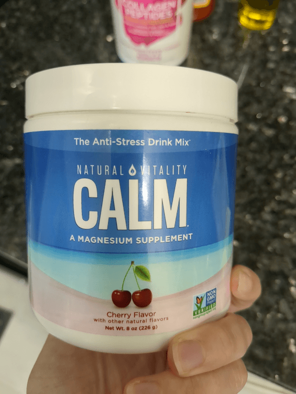 Natural Vitality Calm Magnesium Supplement Cherry Flavor
