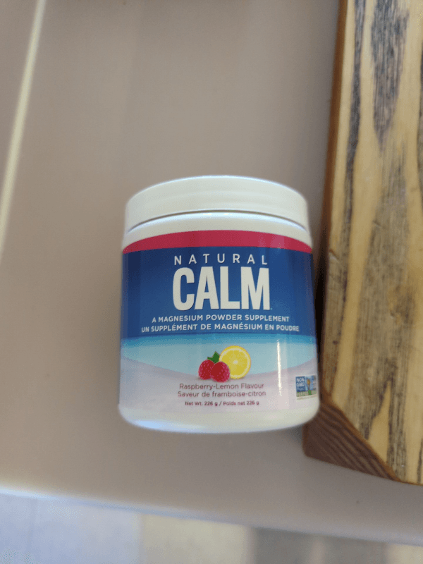 Natural Calm Magnesium Powder Supplement Raspberry-Lemon Flavour