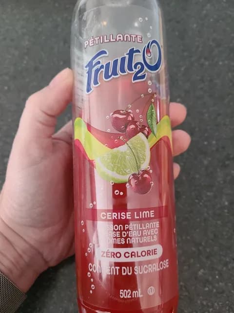 Fruit2O Zero Calorie Cherry Lime Sparkling Water