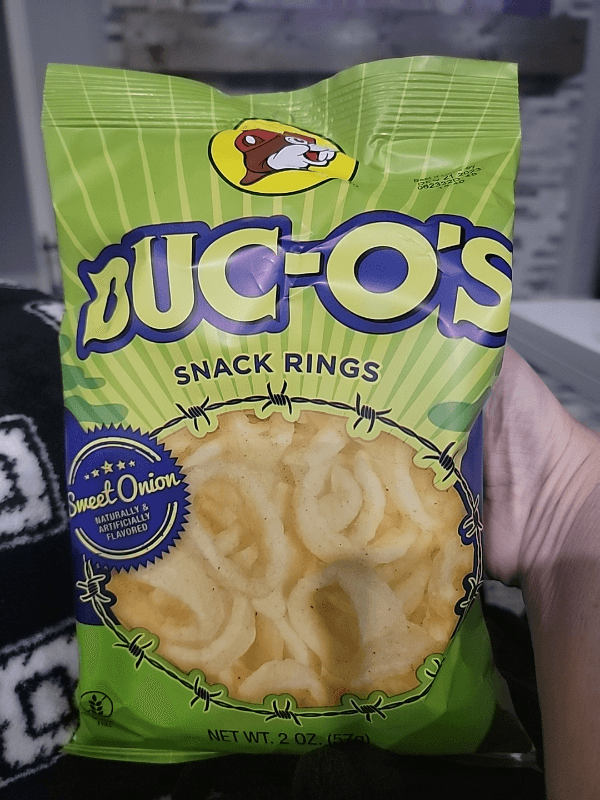 Buc-Os Sweet Onion Flavored Snack Rings