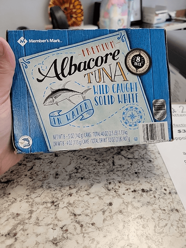 Member'S Mark Premium Albacore Tuna Wild Caught Solid White