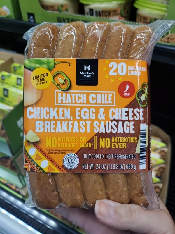 Member'S Mark Hatch Chile Chicken, Egg & Cheese Breakfast Sausage