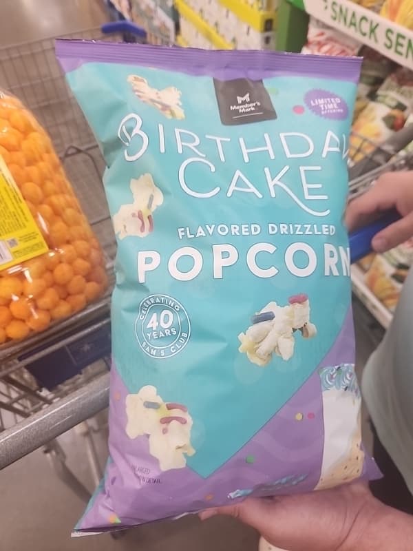 Member'S Mark Birthday Cake Flavored Drizzled Popcorn