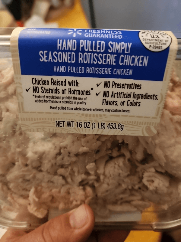 Freshness Guaranteed Hand Pulled Simply Seasoned Rotisserie Chicken