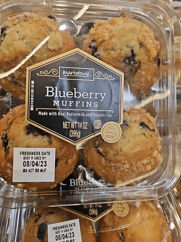 Marketside Blueberry Muffins