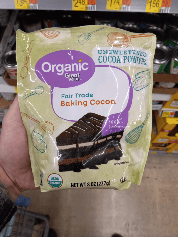 Great Value Unsweetened Cocoa Powder