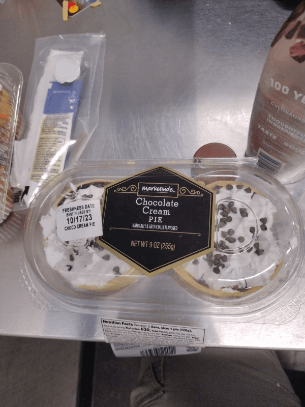 Marketside Chocolate Cream Pie