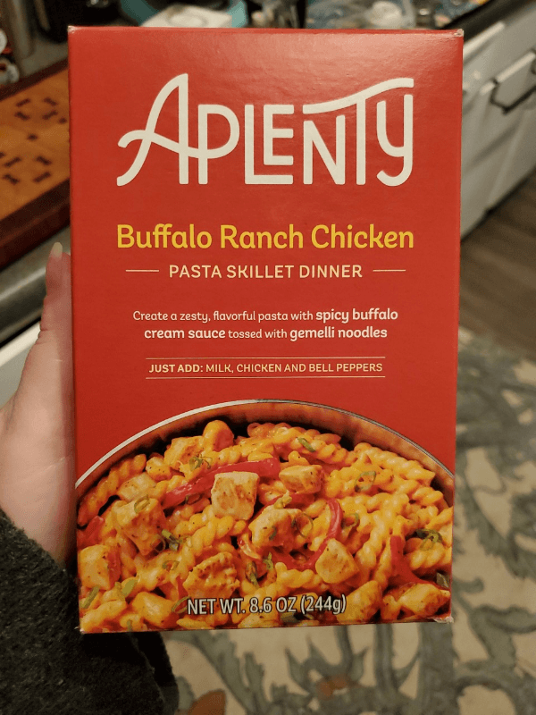 Aplenty Buffalo Ranch Chicken Pasta Skillet Dinner