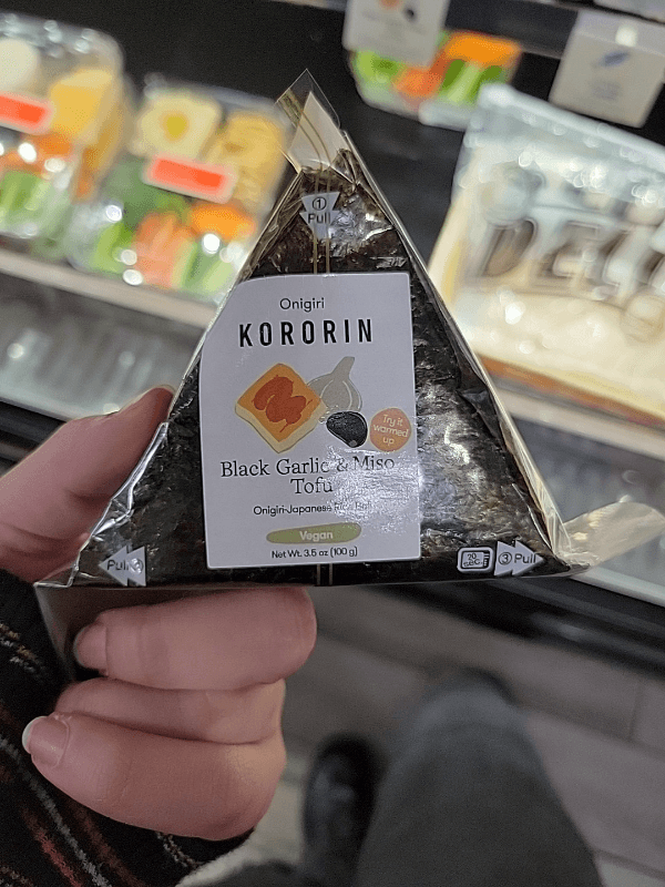 Onigiri Kororin Black Garlic & Miso Tofu Onigiri-Japanese Rice Ball