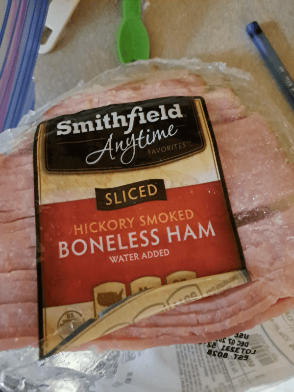 Smithfield Anytime Favorites Sliced Hickory Smoked Boneless Ham