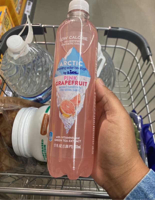 Lidl Arctic Sparkling Water Beverage Pink Grapefruit