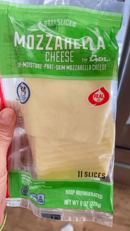Lidl Deli Sliced Mozzarella Cheese