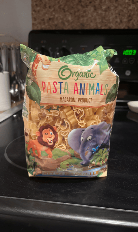 Lidl Organic Pasta Animals Macaroni Product