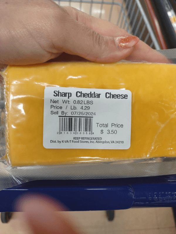 Sharp Cheddar Cheese
