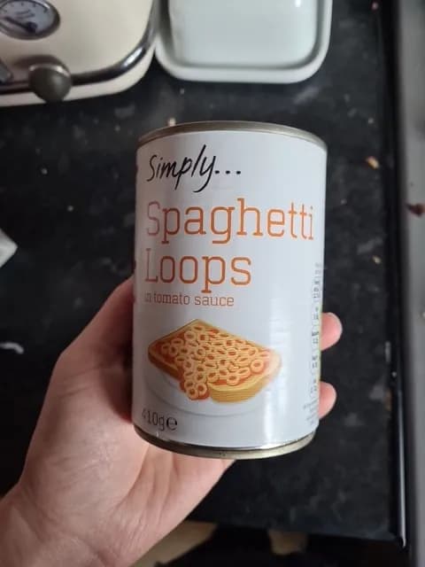 Lidl Simply Spaghetti Loops In Tomato Sauce