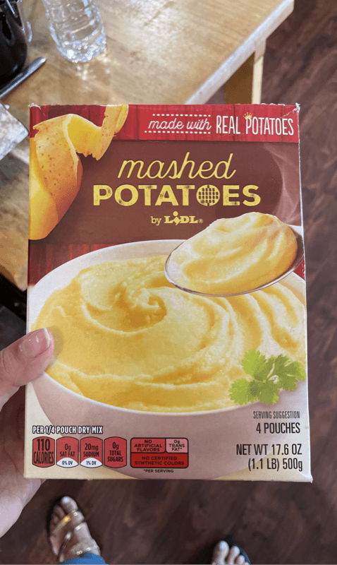 Lidl Mashed Potatoes