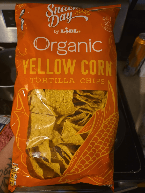 Snack Day By Lidl Organic Yellow Corn Tortilla Chips