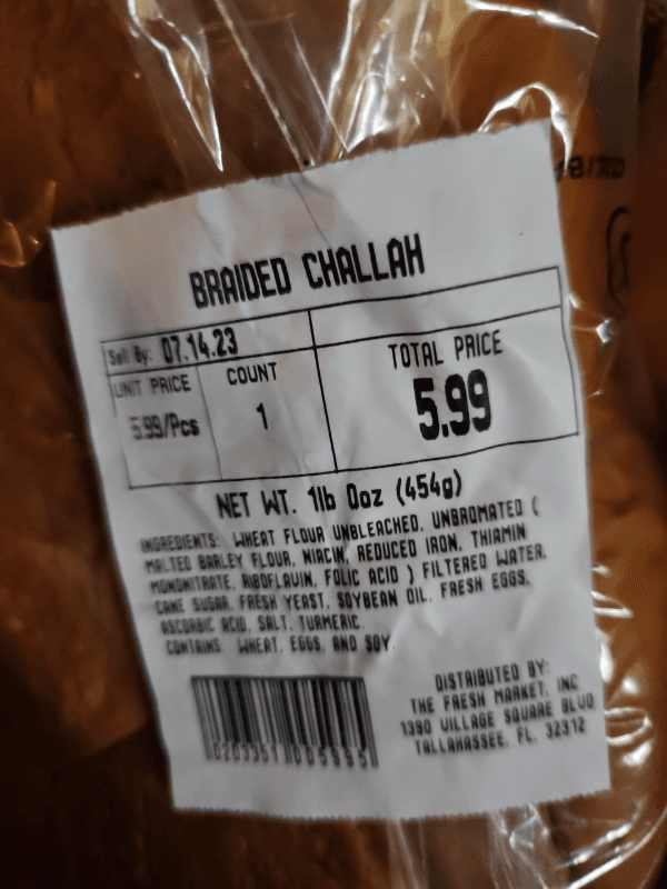 The Fresh Market Braided Challah