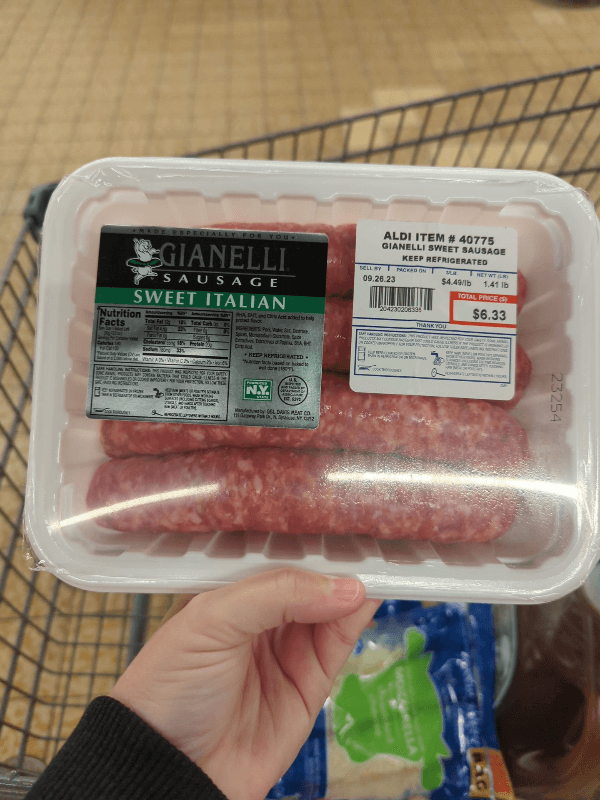 Gianelli Sausage Sweet Italian