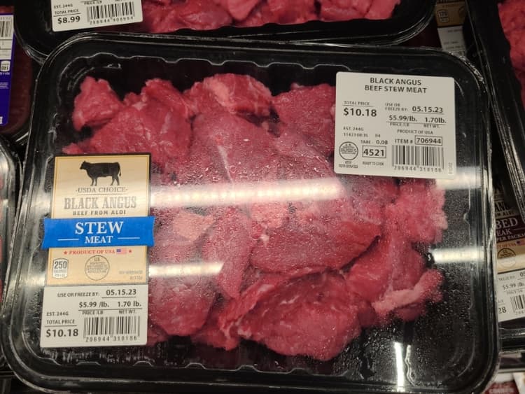 Black Angus Beef Stew Meat