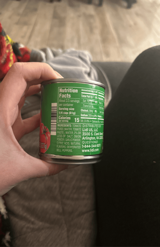Lidl Tomato Sauce